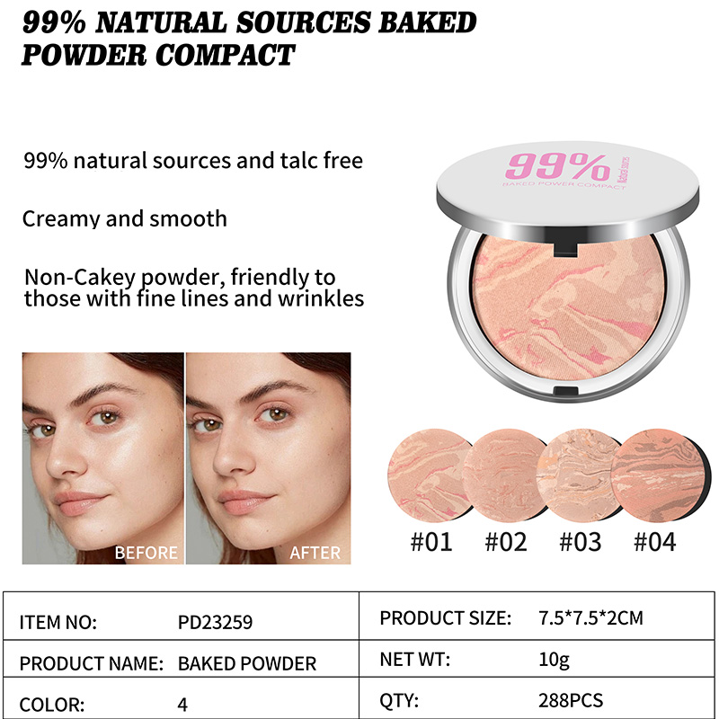 Design 99% Natural Sources Baked Smooth Powder Compact PD23259