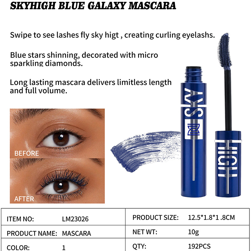 Supply Sparkling Skyhigh Blue Stars Galaxy Mascara LM23026