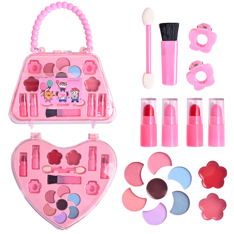 Eyeshadow Blush Lipstick Heart Makeup Set GM24142