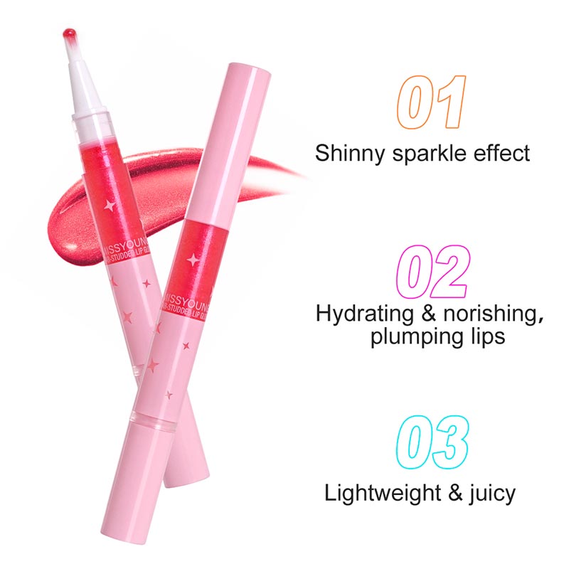 Lightweight Hydrating Norishing Glossy Lip Gloss LG24041