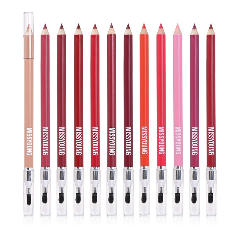 Wholesale 12 Color Set Of Matte Lip Pencil EL24033