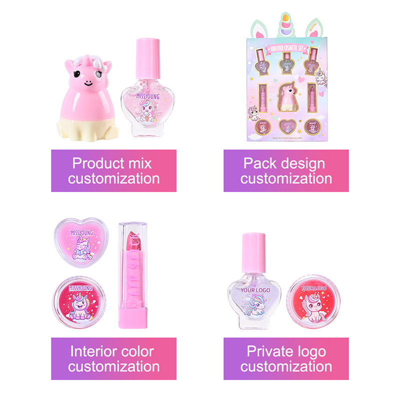 Fun Cartoon Design Unicorn Cosmetic Set GM23122