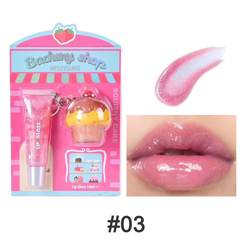 Lightweight and Long-Lasting Bakery Shop Lipgloss CCK24008