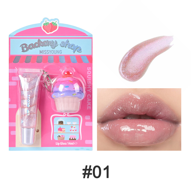 Lightweight and Long-Lasting Bakery Shop Lipgloss CCK24008